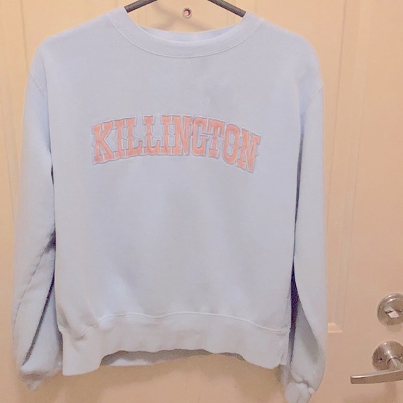 rare Killington crewneck sweatshirt in muted blue - Picture 1 of 3